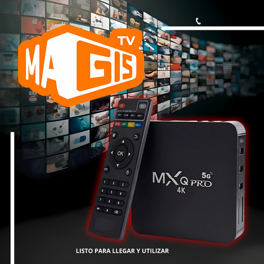 Tv Box Mxqpro 4k MagisTv Listo Para Usar